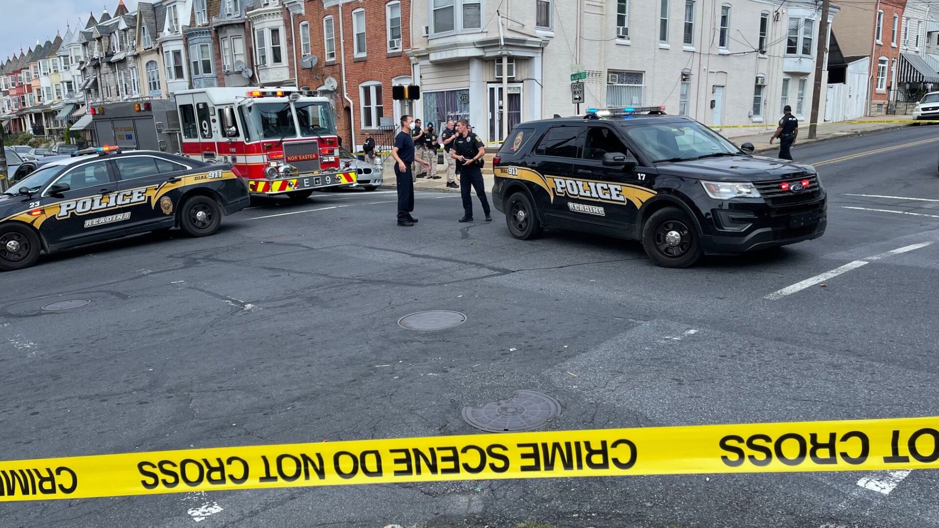 Shooting at North 10th and Spring streets in Reading